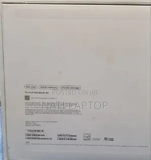 New Laptop Apple MacBook Air 2025 M4 16GB Apple M4 SSD 512GB