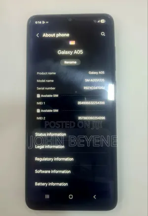Samsung Galaxy A05 128 GB Black