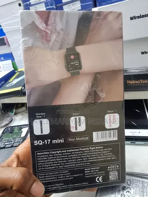 Haino Teko SQ-17 Mini AMOLED Smart Watch With 3 Pairs Strap