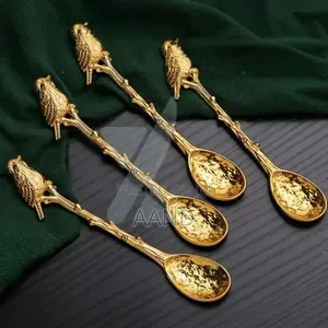 Luxury Golden Bird Coffee Tea Spoon Set