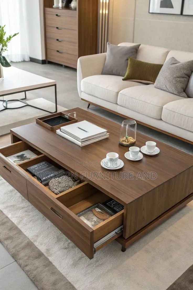 Modern Wood/ MDF Cener Table. (Best for Standard Modern Homes