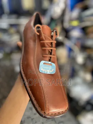 Kinetic Air Cognac Leather Shoes: