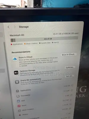 Laptop Apple MacBook 2018 8GB Intel Core i5 HDD 500GB