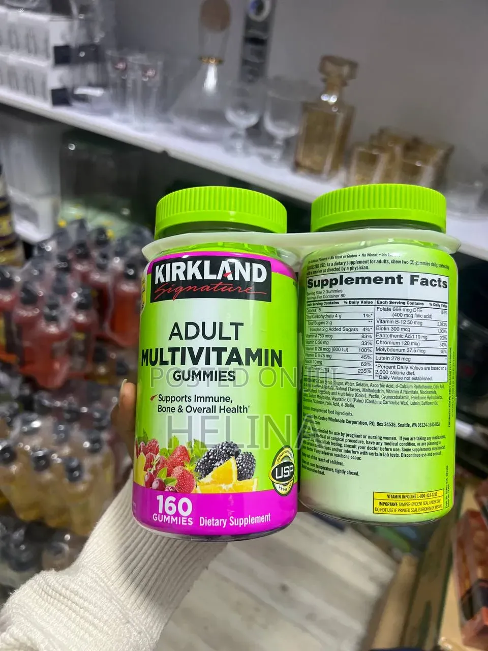 Kirkland Adult Multivitamin Gummies Supports Immune Over All Health