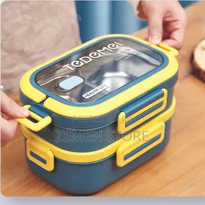 Tedemei 2-Tier Stainless Steel Lunch Box – Double Layer Thermal