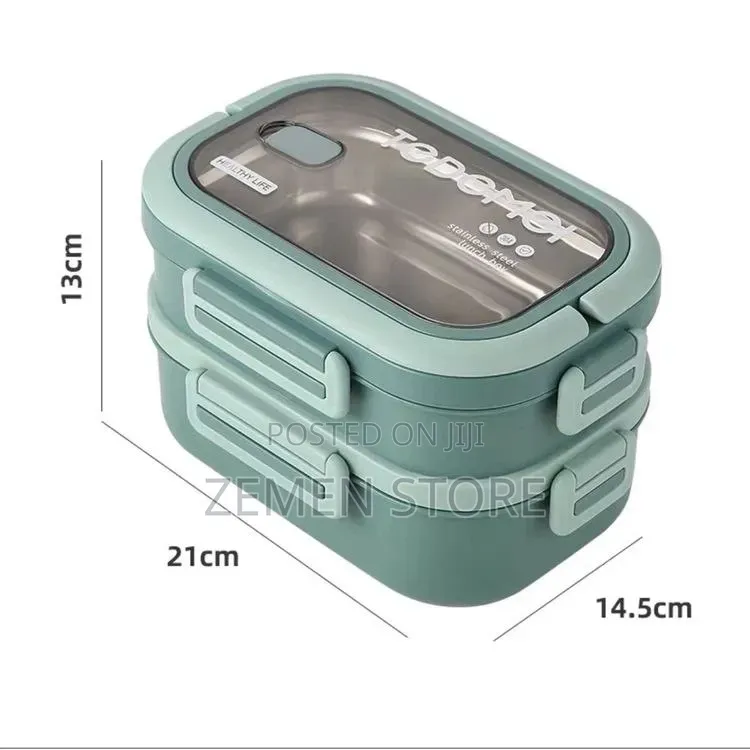 Tedemei 2-Tier Stainless Steel Lunch Box – Double Layer Thermal