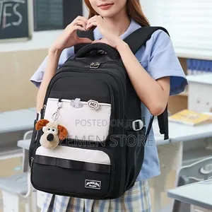 Jianglida Large Capacity School College Backpack – Water-Resistant