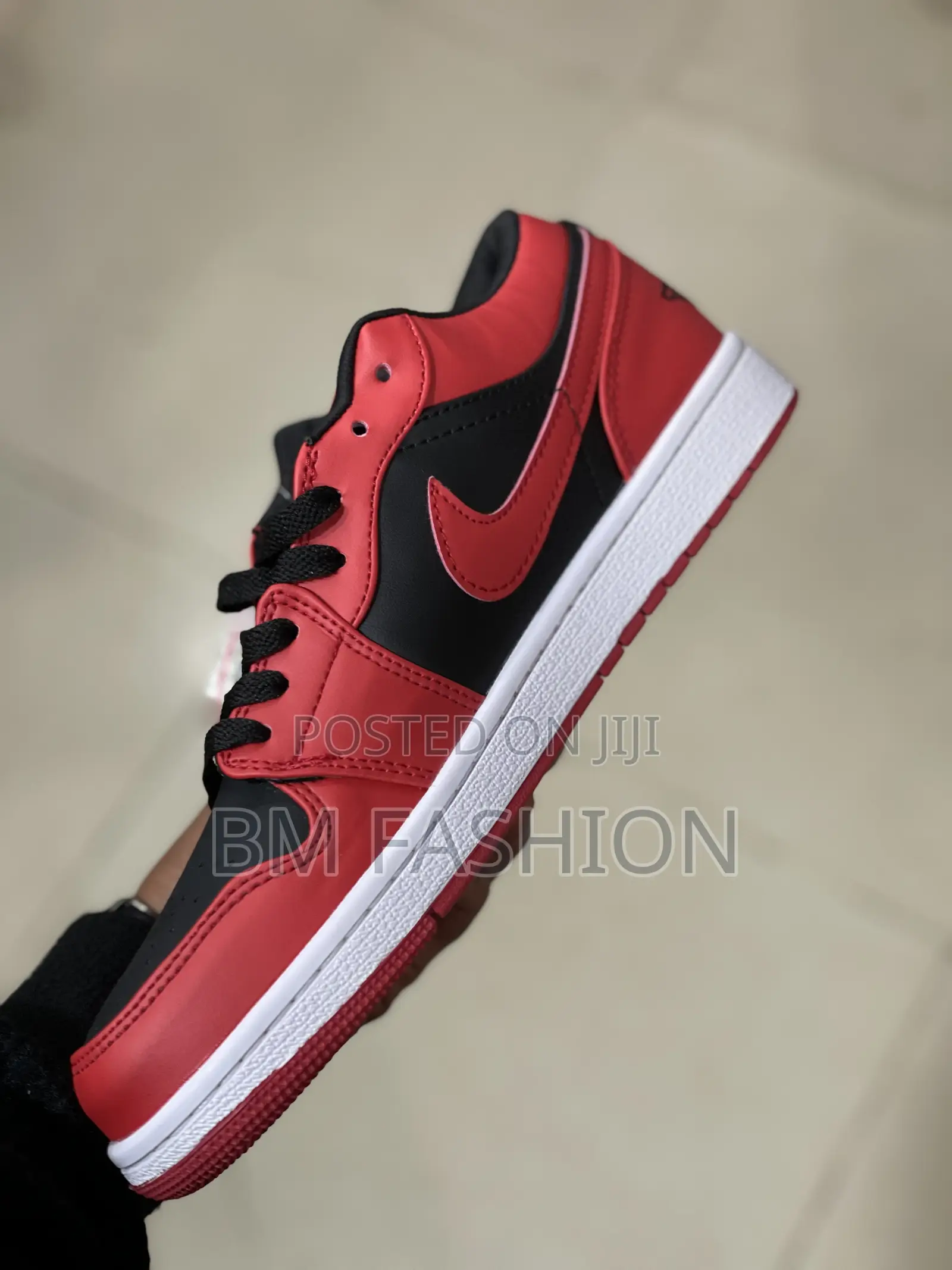 Jordan 1 Low Dunk Red X Black Mens Youth Sneakers