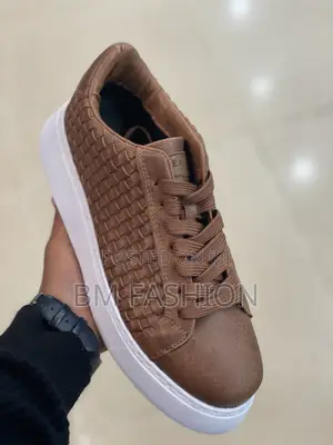Chekich Quality Mens Casual Brown X White Shoes