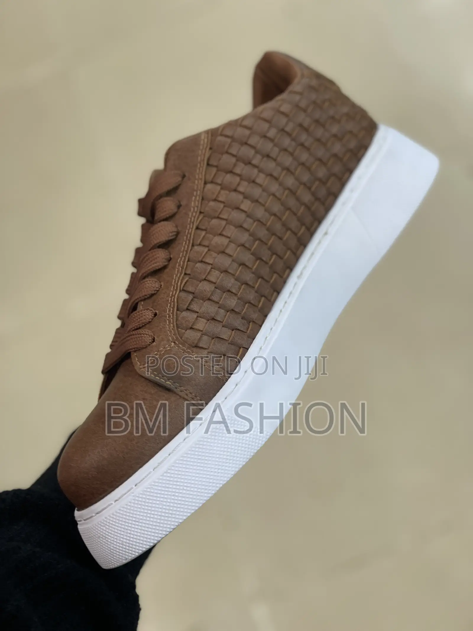 Chekich Quality Mens Casual Brown X White Shoes