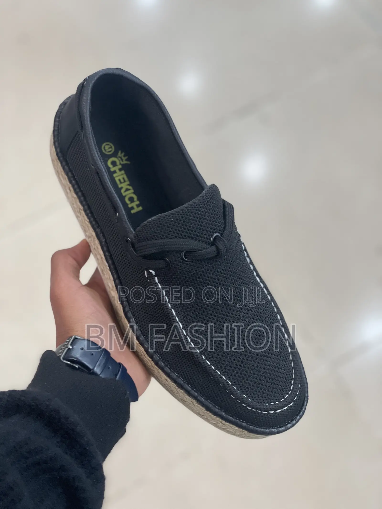 Chekich Black Lightweight Loafers for Everyday Wear