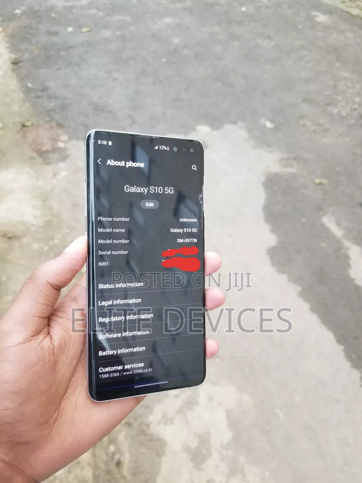 Samsung Galaxy S10 5G 512 GB Rose Gold