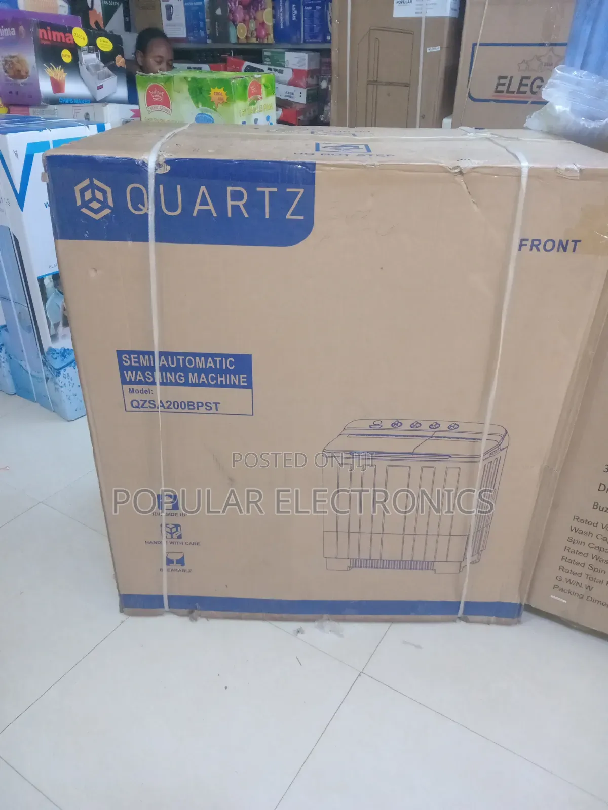 Quartz 20kg Washing Machine Manual System