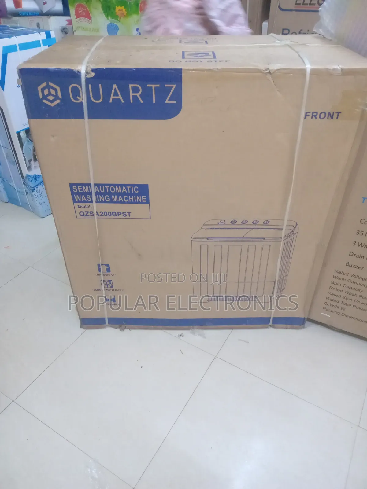 Quartz 20kg Washing Machine Manual System