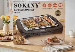 SOKANY Barbecue Grill 2200W Electric– Temperature BBQ Machine