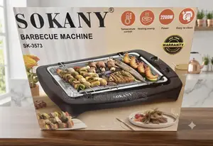 SOKANY Barbecue Grill 2200W Electric– Temperature BBQ Machine