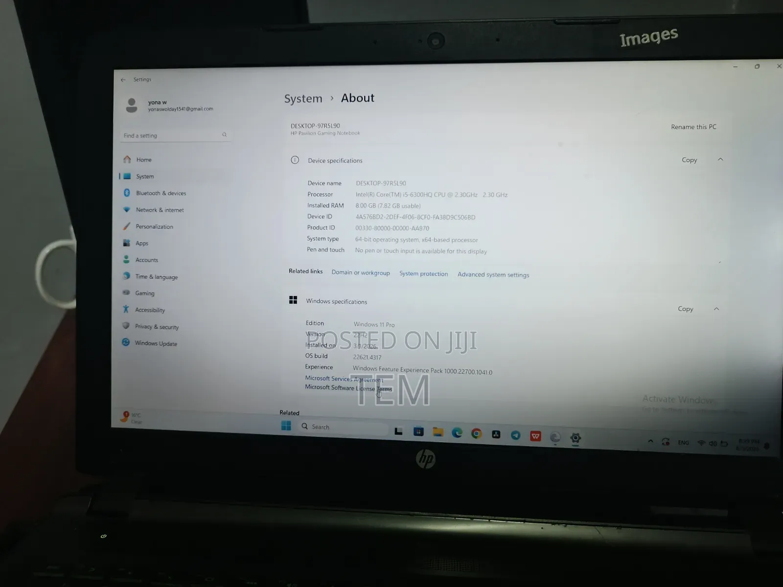 Laptop HP Pavilion 14 8GB Intel Core i5 SSD 256GB