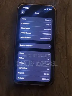 Apple iPhone 15 128 GB Black