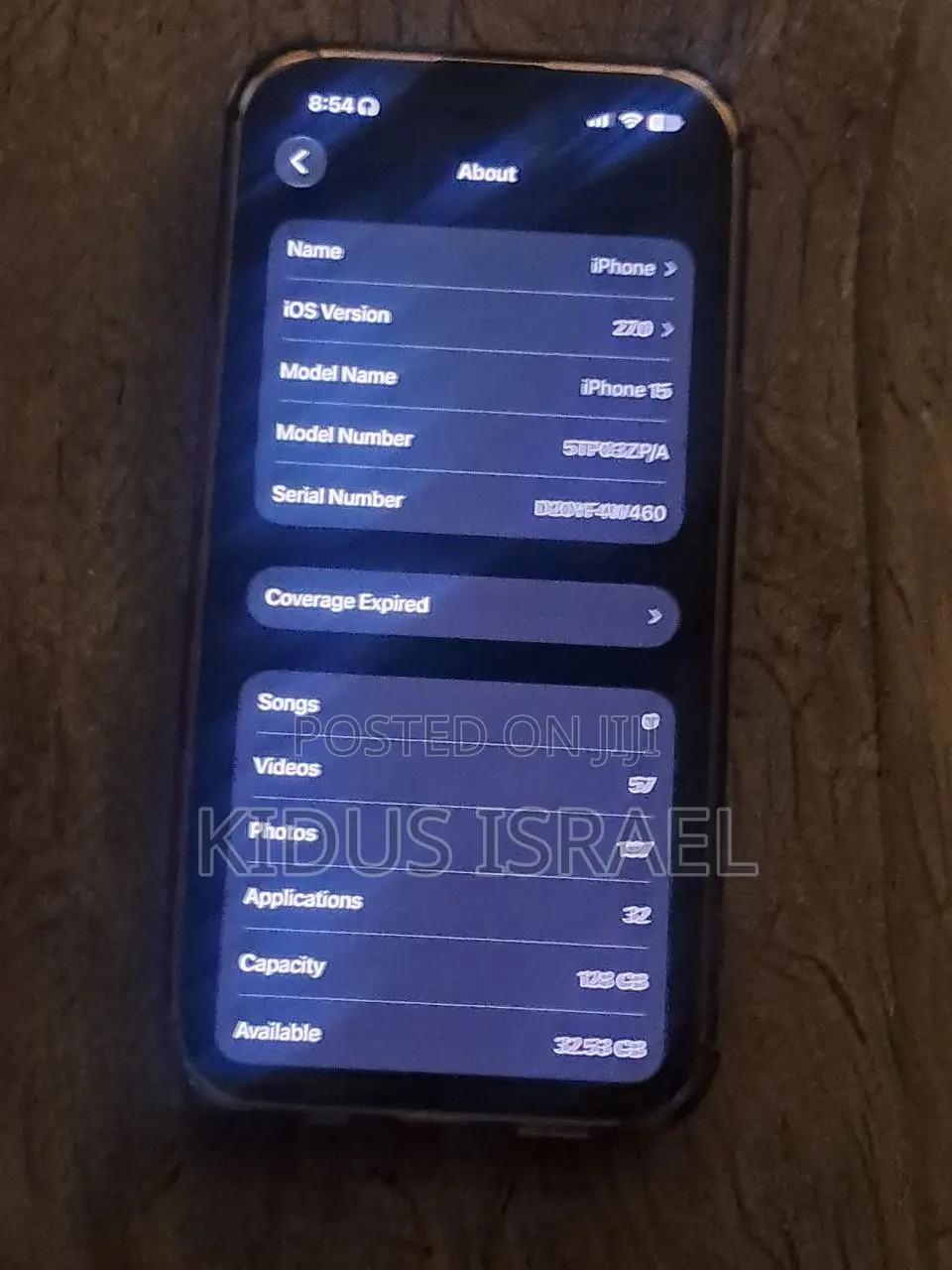 Apple iPhone 15 128 GB Black