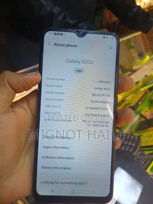 Samsung Galaxy A02S 32 GB Black