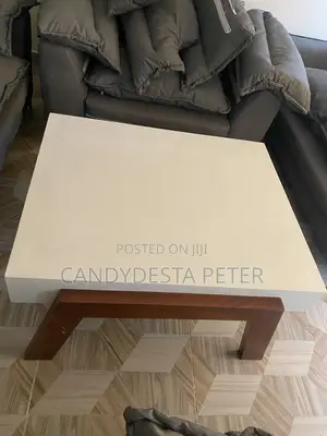 Central Sofa Table With 3 Side Coffee Tables