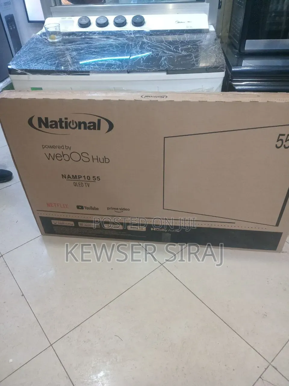 National TV 55inch Qled Smart Androyd TV