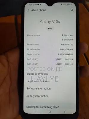 Samsung Galaxy A10s 32 GB Black