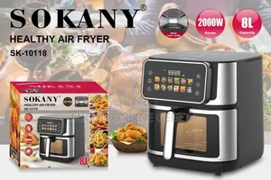 Sokany High Quality 8L Digital Air Fryer/ Free Delivery