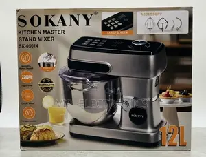 SOKANY Kitchen Master Stand Mixer – 12L, 2200W Professional Food Mixer