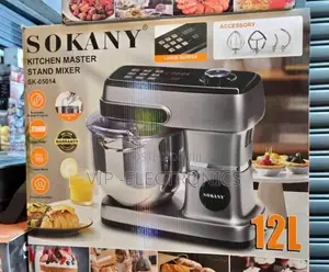 SOKANY Kitchen Master Stand Mixer – 12L, 2200W Professional Food Mixer