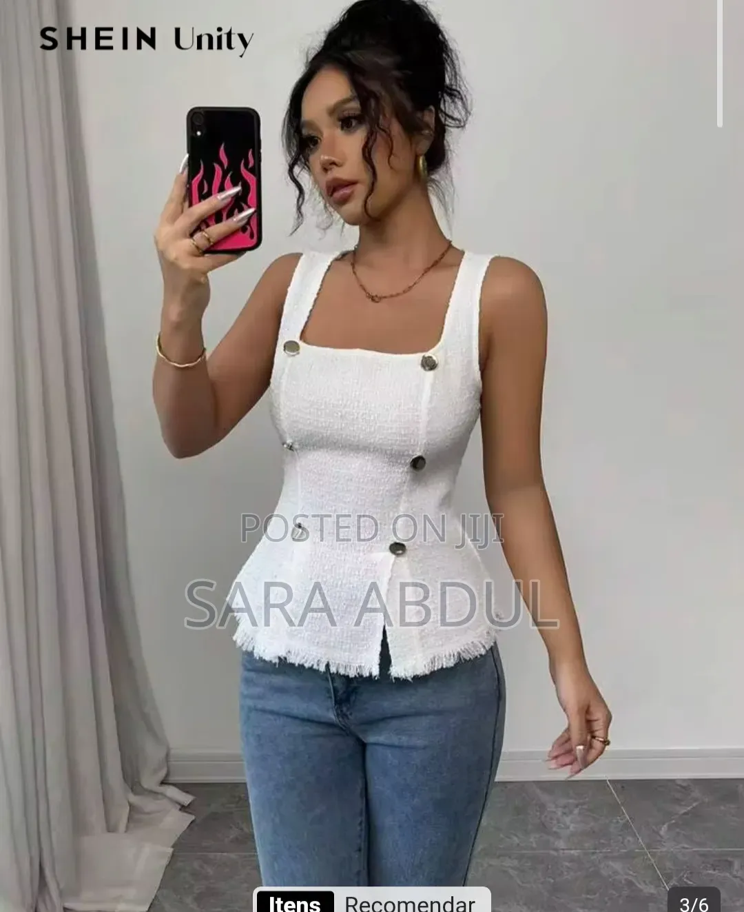 Shein Top Size Large on Hand
