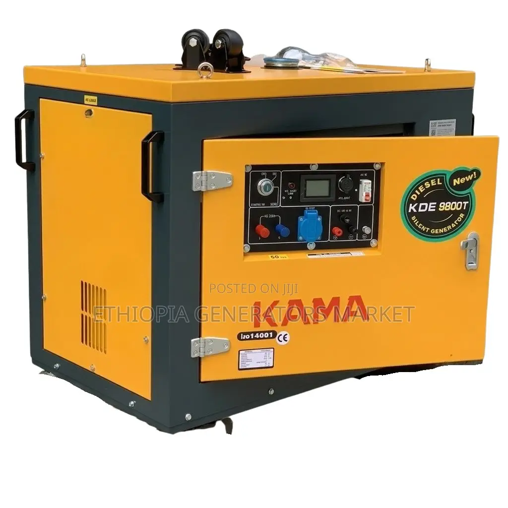 KAMA 8kW Silent Diesel Generator | Electric Start AVR 230V