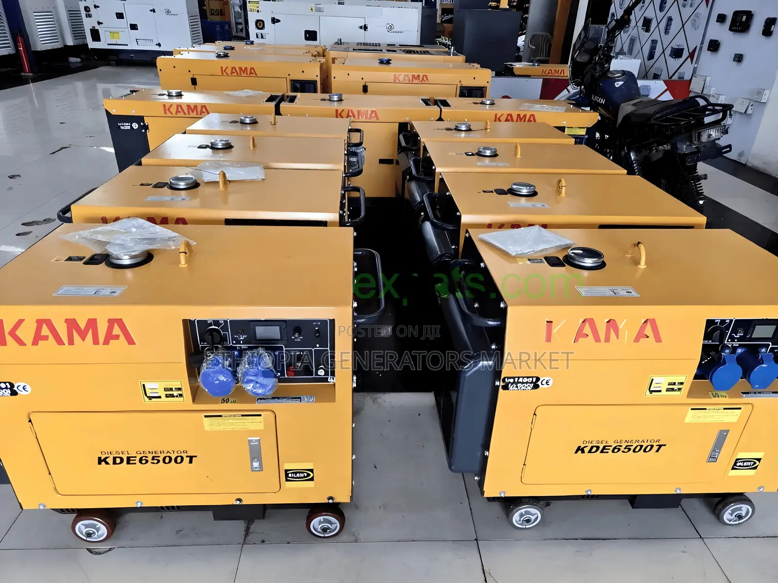KAMA 5kW Silent Diesel Generator | Electric Start AVR 230V