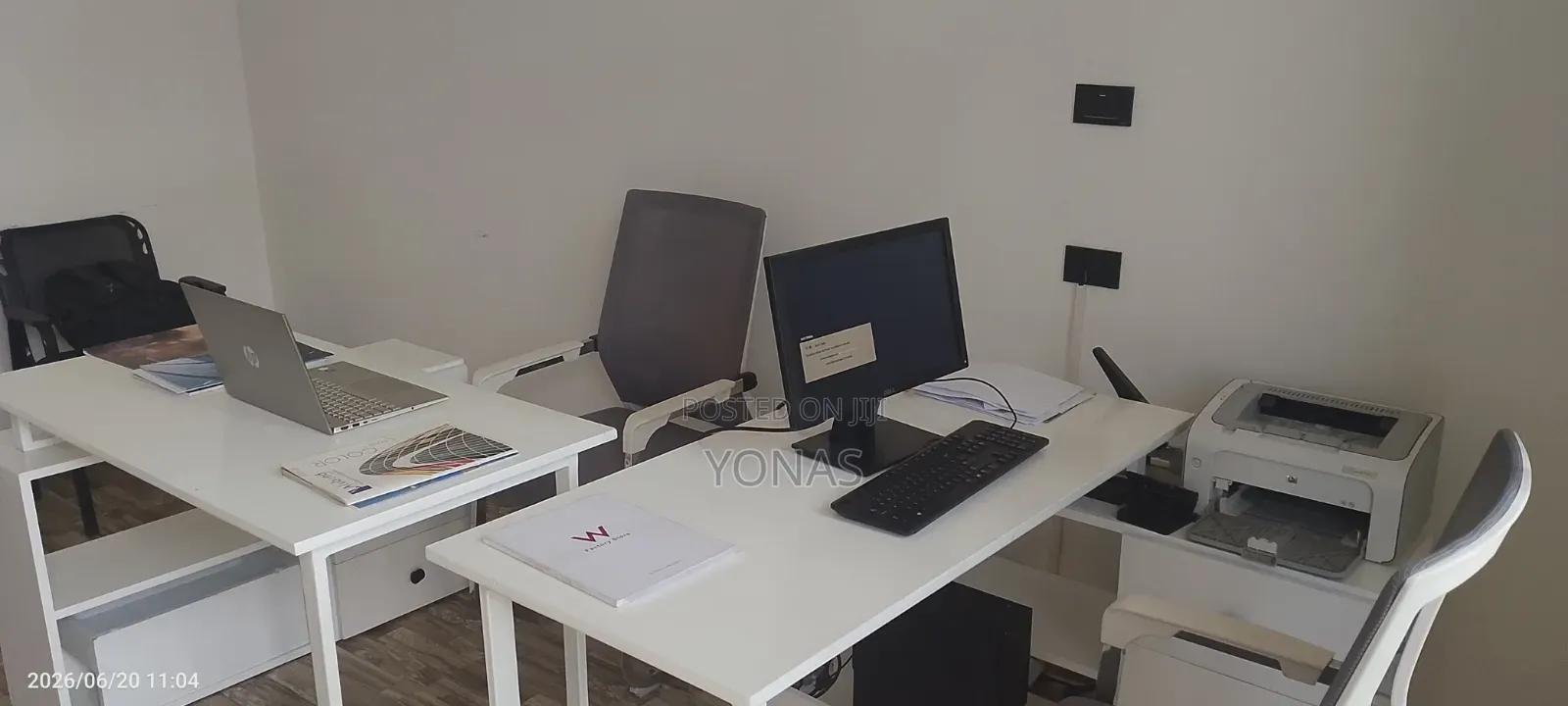 Office Table and Guest Chairs