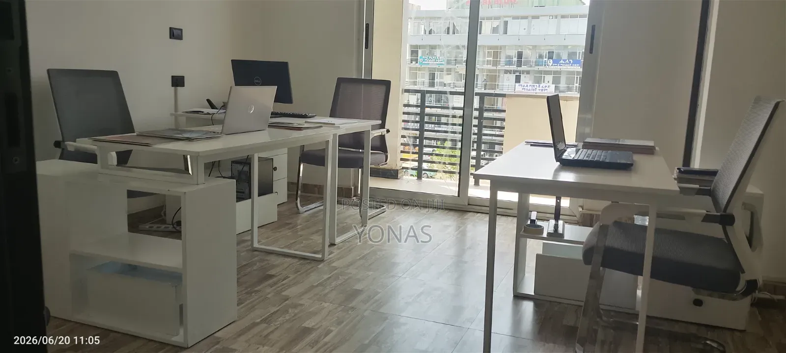 Office Table and Guest Chairs