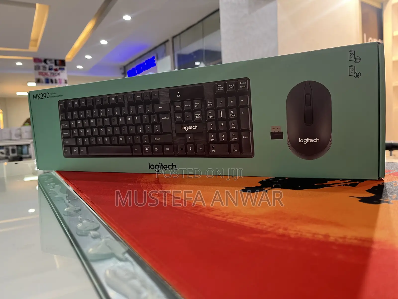 Logitech MK290 Wireless Keyboard Mouse Combo   Full-Size