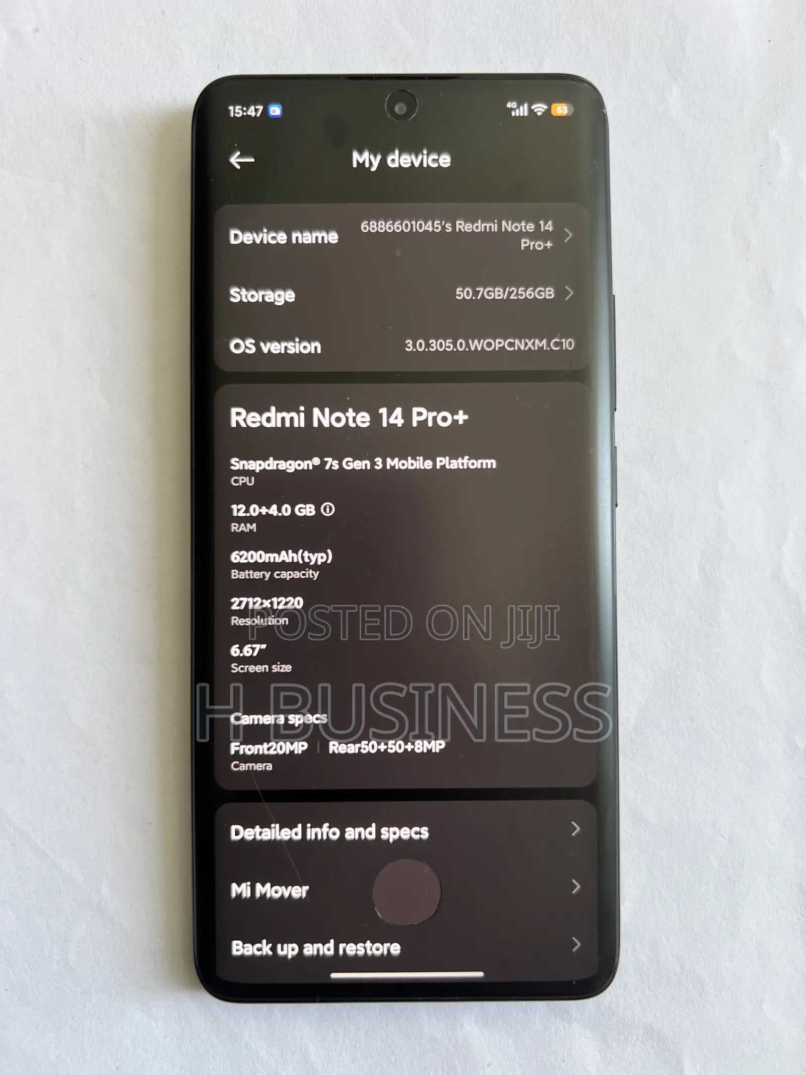 Xiaomi Redmi Note 14 Pro+ 256 GB Red