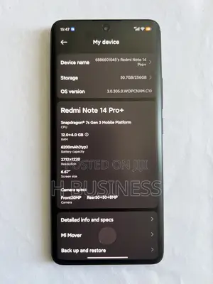 Xiaomi Redmi Note 14 Pro+ 256 GB Red