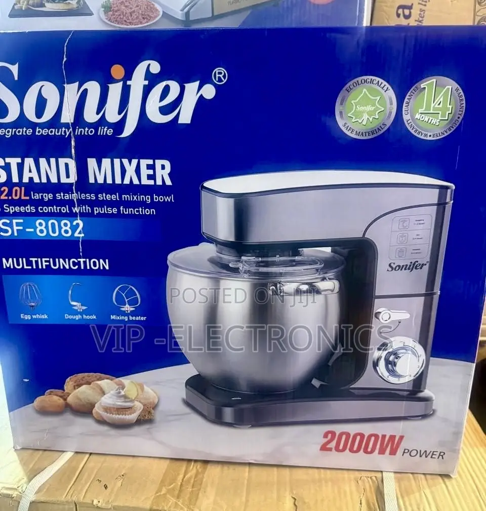 Sonifer Stand Mixer 12L– 2000W Heavy-Duty Multifunction Kitchen Mixer