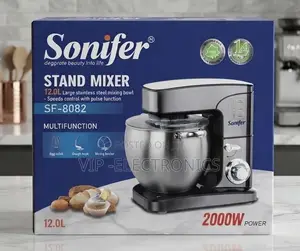 Sonifer Stand Mixer a Powerful 2000W and Large 12L Stainless Steel