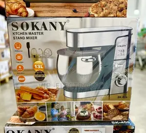 SOKANY Stand Mixer 13L Kitchen Master – 2000W Professional Food Mixer