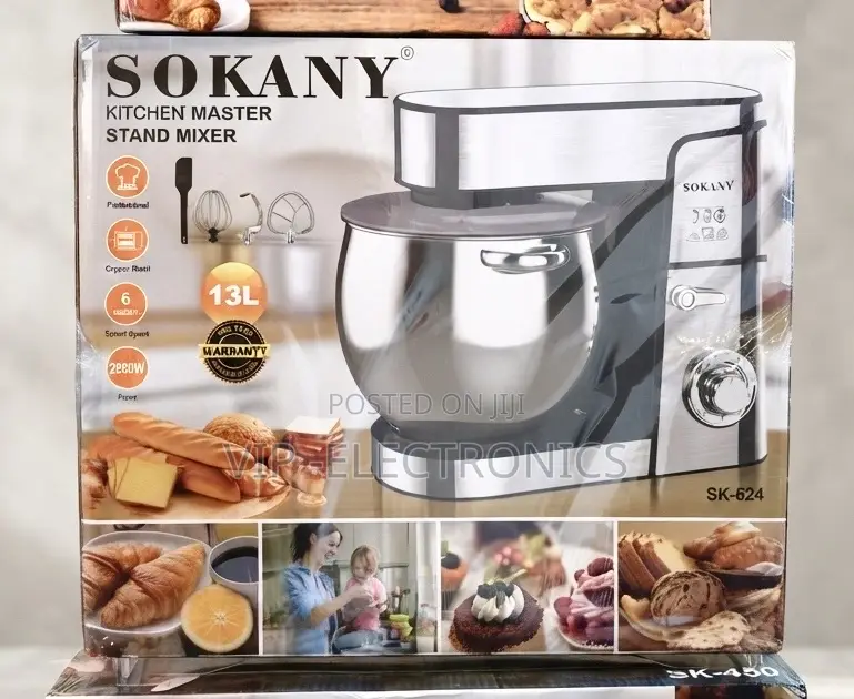 SOKANY Kitchen Master Stand Mixer Powerful 2000W Copper Motor13L