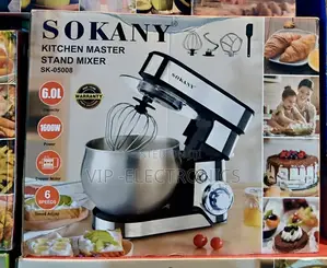 SOKANY Stand Mixer 6L Kitchen Master – 1600W Multifunction Food Mixer