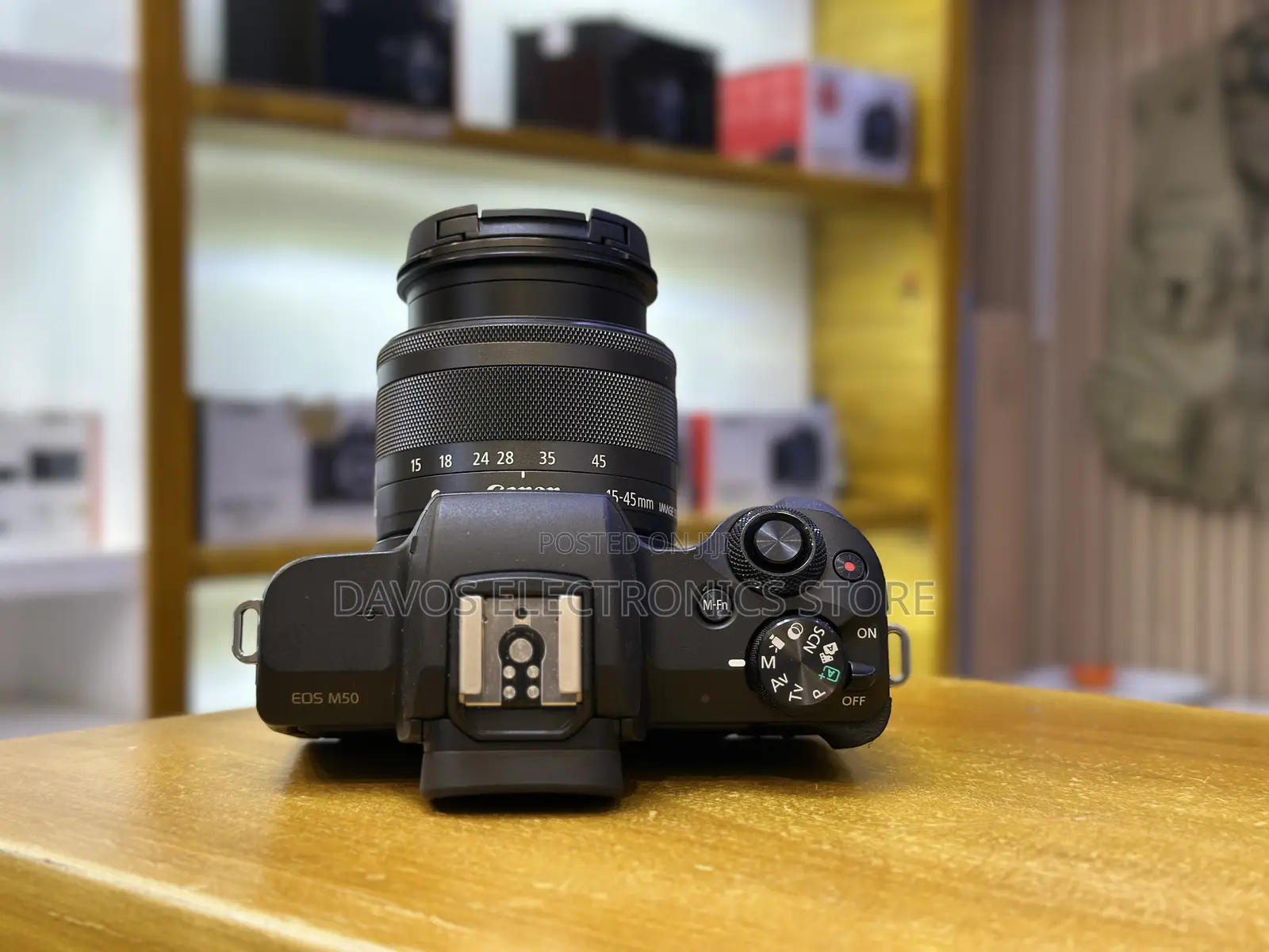 Canon EOS Canon M50 Mirrorless Camera With 15-45mm Lens