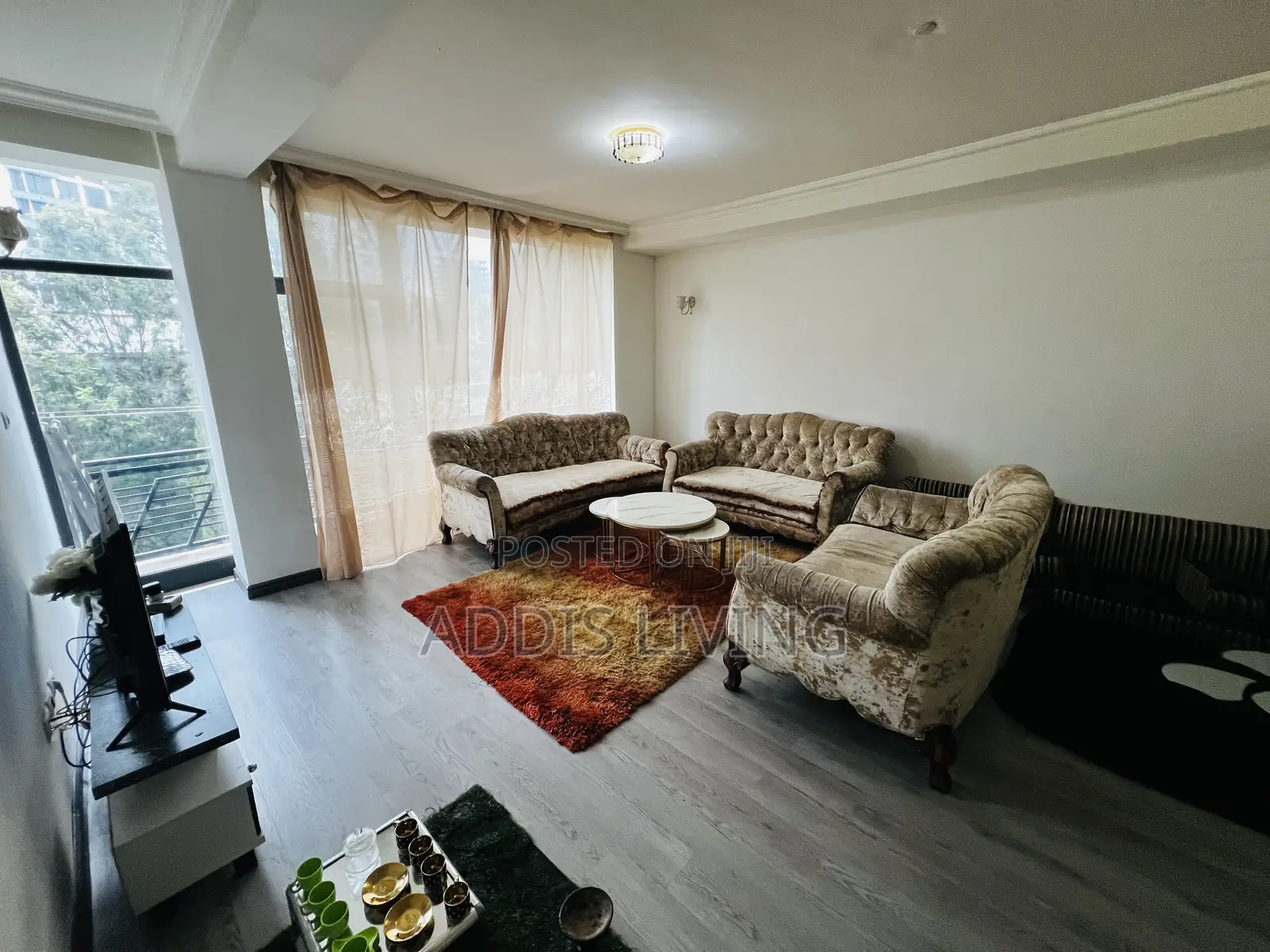 Furnished 2bdrm Apartment in Bole for rent