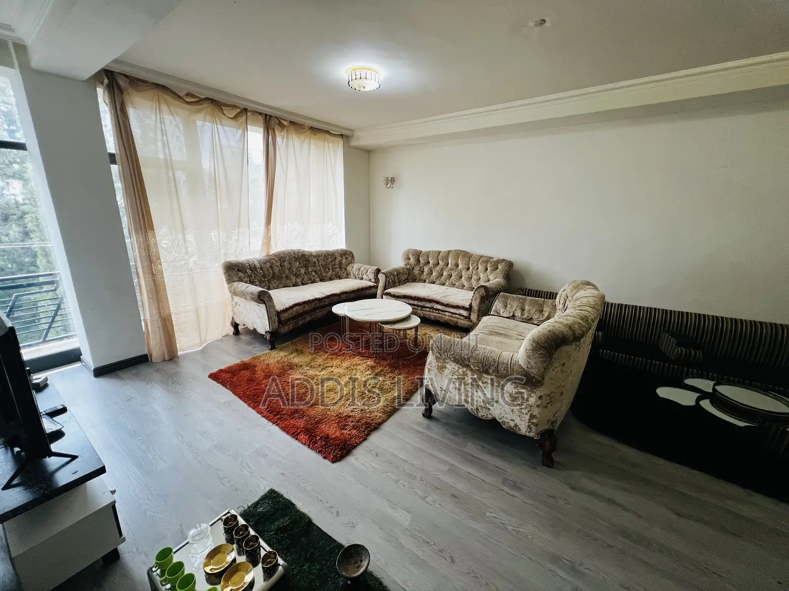 Furnished 2bdrm Apartment in Bole for rent