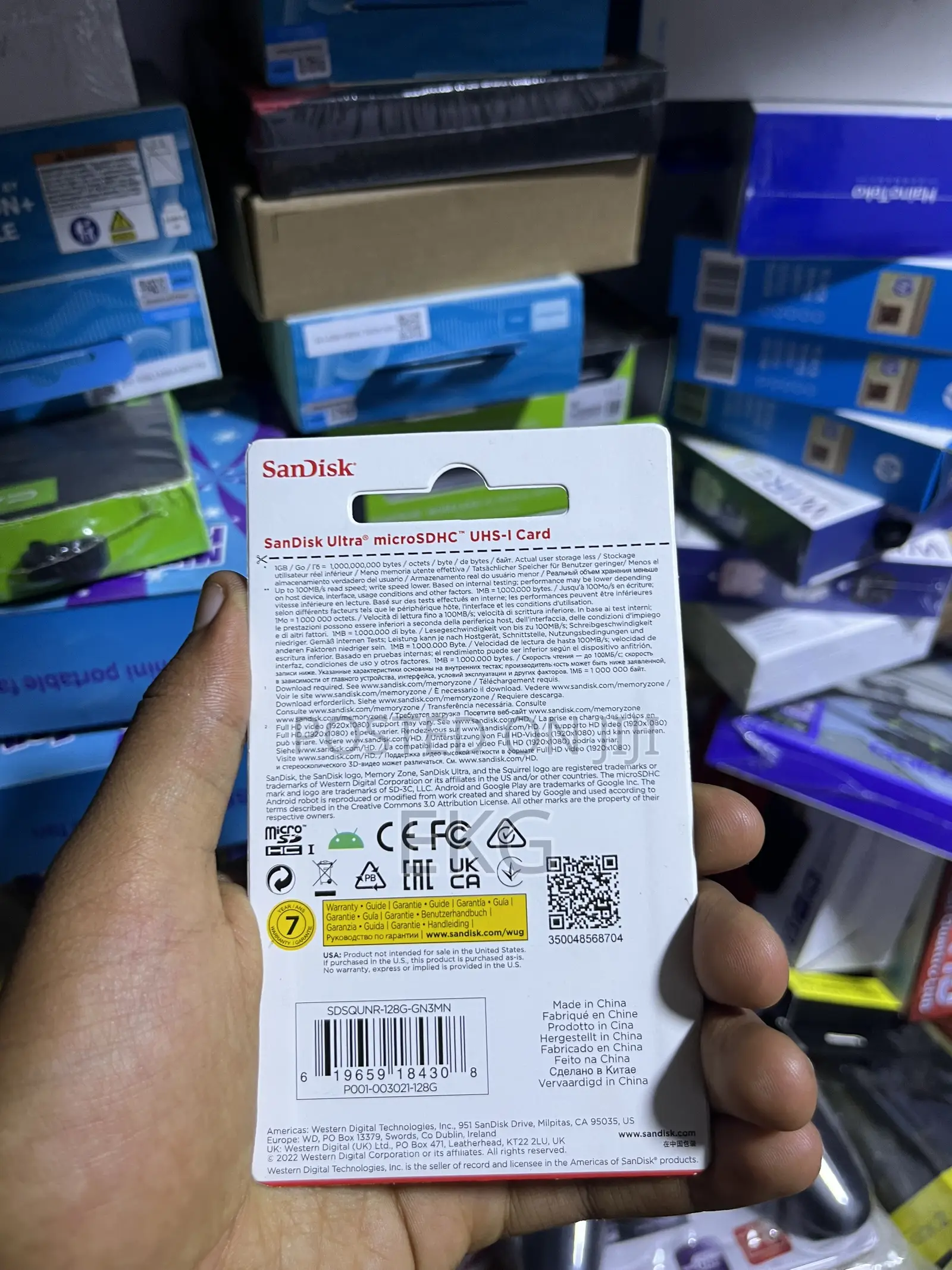 Original SanDisk 128GB Memory Card | ኦሪጅናል ሚሞሪ 128GB
