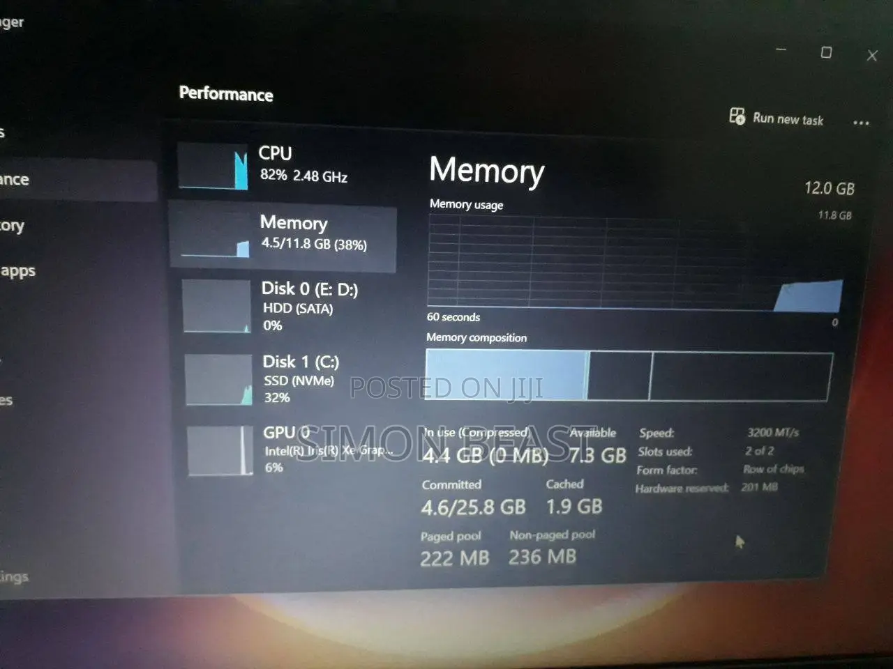 Laptop Lenovo V15 12GB Intel Core i5 HDD 1T