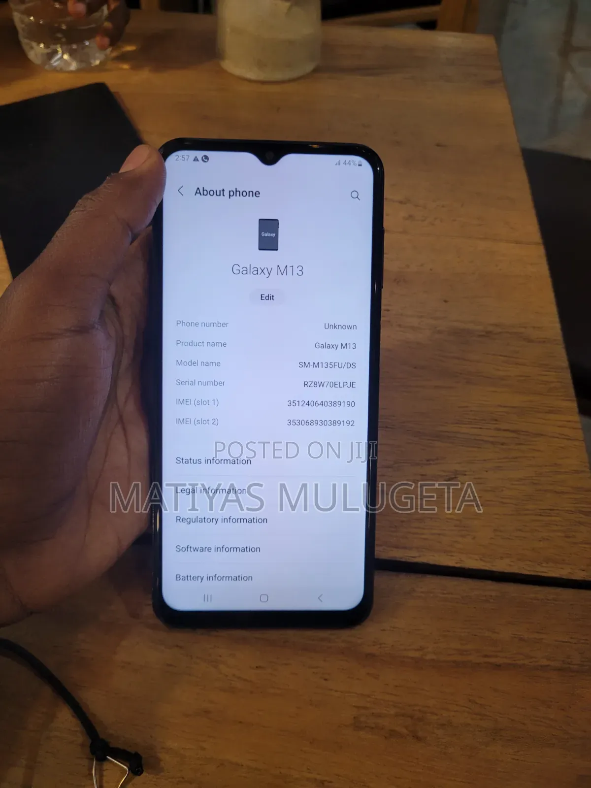 Samsung Galaxy M13 64 GB Gray
