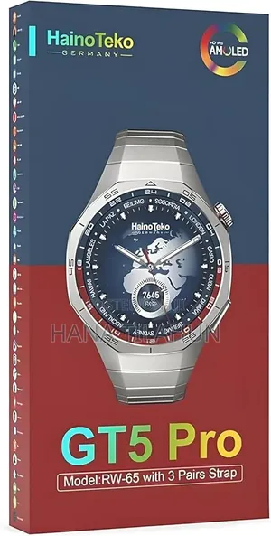 Haino Teko Germany GT5 Pro Smart Watch (Model: RW-65).
